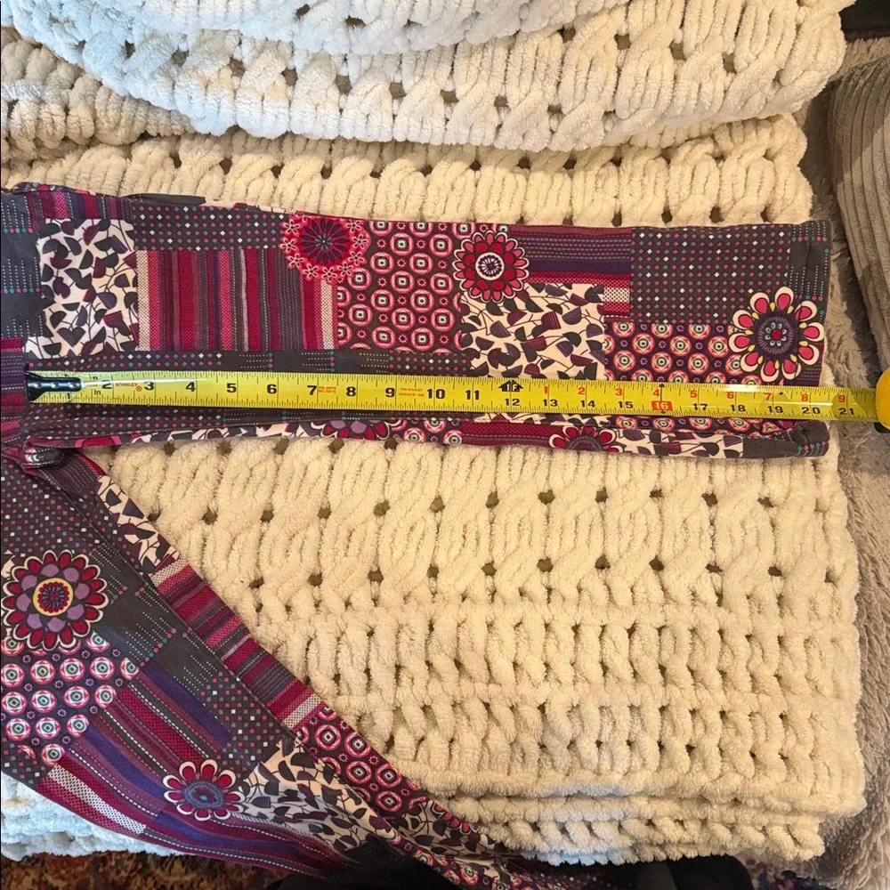 The Children’s Place sz 7 purple/pink/gray Adjustable Patchwork Pants